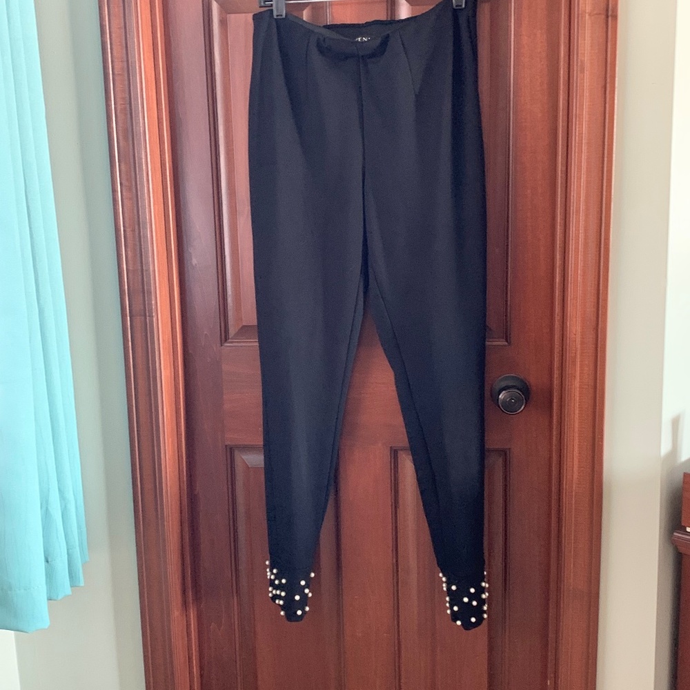 Pearl Embellished dress pants